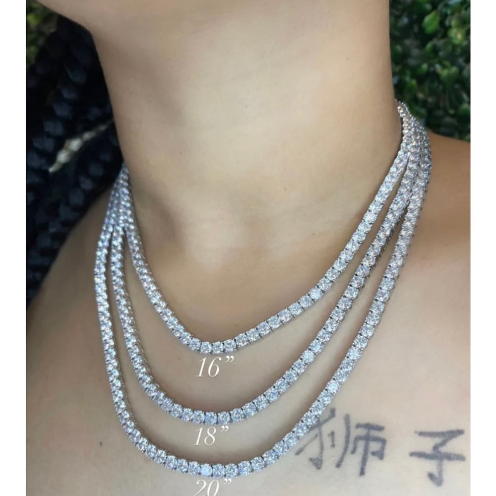 Vvs Tennis Necklace